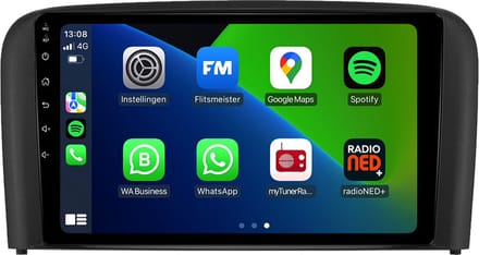 Carplay autoradio voor Volvo S80 | 1998 t/m 2006 | Android 13 | Draadloos Apple Carplay & Android auto | 2GB + 32GB | 8-Core processor | Davilon | 2025 model | 1998 1999 2000 2001 2002 2003 2004 2005 2006 | Bluetooth & Wifi