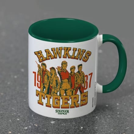 Stranger Things Hawkins Tigers Unisex Kop - meerkleurig - Standard