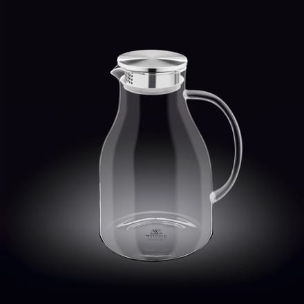 Wilmax Karaf 2500 ml Thermoglas RVS Deksel WL-888211/A