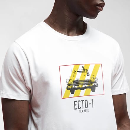 Ghostbusters Ecto-1 Men's T-Shirt - Wit - S