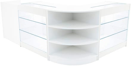 Astro led-winkeltoonbankset - wit - lm60, tb60 & 2xk900 - mdf melamine
