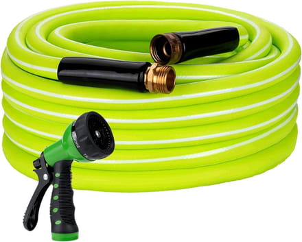 Tuinslang - Waterslang - Water Geven - Drinkwater Veilig - 15 Meter - Zwart