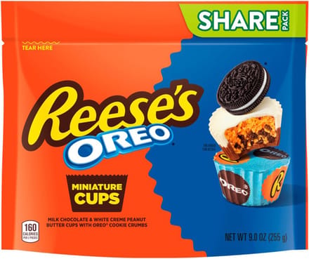 Reese's Peanut Butter Miniature Cups met Oreo - Amerikaanse chocolade - 8 x 255 g