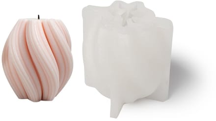 TopWosk Kolumna Fale - Silicone Vorm - 3D Effect - 93x100 mm