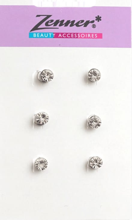 Zenner Swirl Clips Strass (6 stuks)