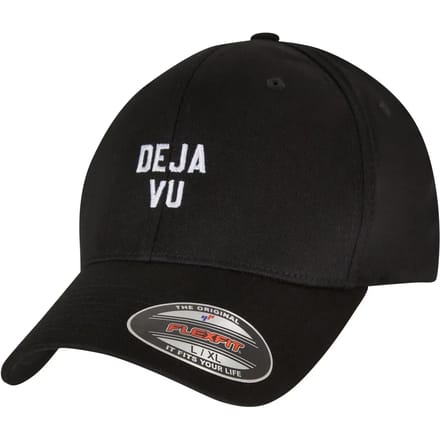 Mister Tee - Deja Vu Flexfit pet - S/M - Zwart/Wit