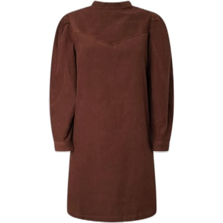 Pepe Jeans Lorena Lang Mouw Jurk Bruin M Vrouw