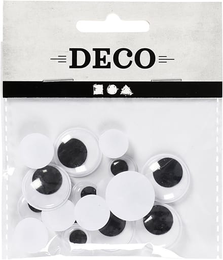 Wiebelogen, niet zelfklevend, d 12+14+20 mm, 18 div/ 1 doos