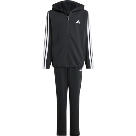 Adidas Essentials 3 Stripes Trainingspak Zwart 9-10 Years Kinderen
