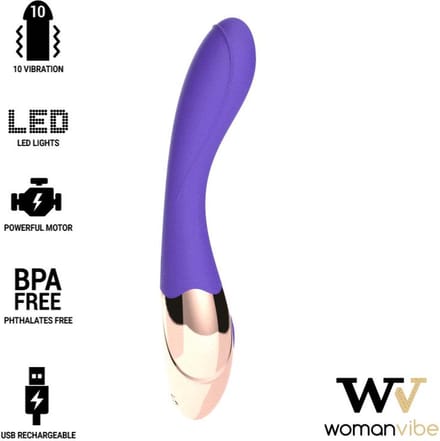 WOMANVIBE | Womanvibe Sunny Silicone Rechargeable Vibrator
