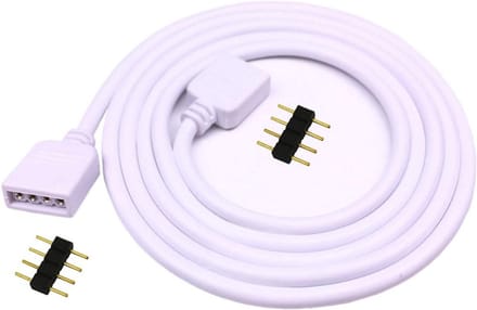 5m Verlengkabel voor RGB LED Strips - 4-polig Connector