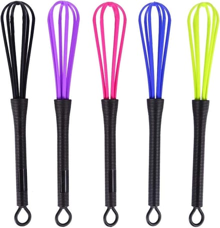 Set van 5 Plastic Kloppers voor Kappers - Haarverf, Styling en Mengtool voor de Keuken