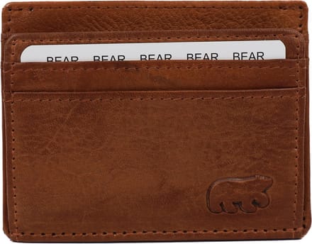 Bear Design Marco Pasjeshouder - Cognac