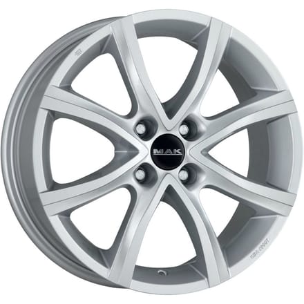 Aluminium velg 16 inch MAK Antibes 4x100 7J ET40, Kleur Zilver