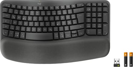 Logitech 920-012283 toetsenbord Kantoor RF-draadloos + Bluetooth QWERTZ Duits Grafiet