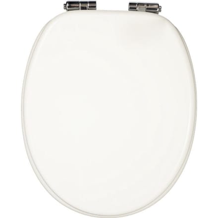 Aquazuro Wc-bril Fermo - Mdf - Softclose - Verstelbaar - Quick Release - Wit