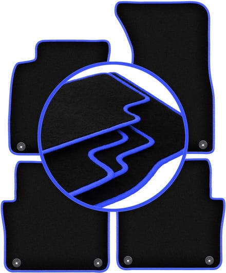 CARLUX-BLUE automatten voor: Audi A8 D3 sedan (2002-2009)