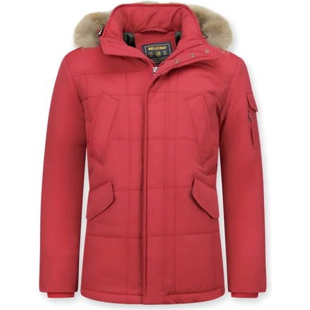 Beluomo Bontjassen winterjas lang