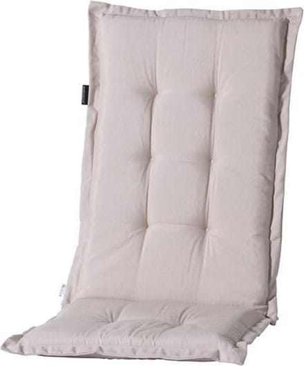Madison - Stoelkussen - met - hoge - rug - Panama - 123x50 - cm - lichtbeige