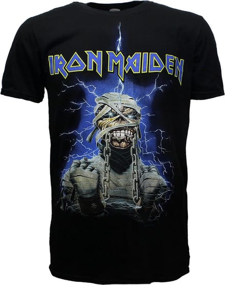 Iron Maiden Powerslave Mummy T-Shirt - Officiële Merchandise - S