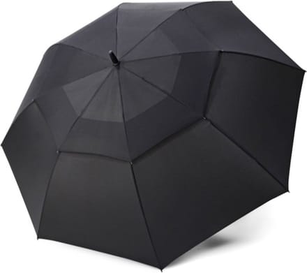 doppler Paraplu Fiber Golf Automatic Air Uni Black Zwart