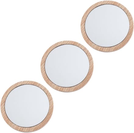 Mini Make-up Spiegels - Compacte Spiegels Cadeau - Make-up Aanbrengen - Set van Zes Stuks - 7.2 x 7.2 cm