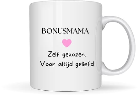 Mok ''Bonusmama'' – cadeau voor bonusmoeder – 330ml