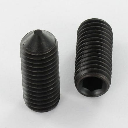 Stelschroef M3X6 - zak á 10 stuks - zwart - binnenzeskant - inbus