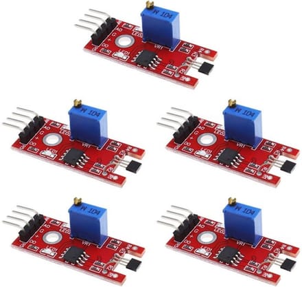 Allecto - 5 Stks Ky-024 Hall Effect Sensor Module - Universeel