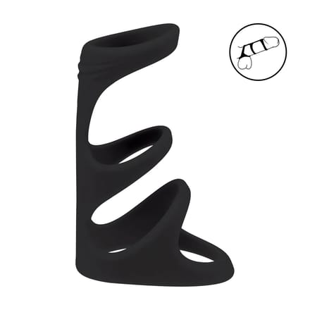 Levelz - 3 Loop Silicone Cockring Rekbaar