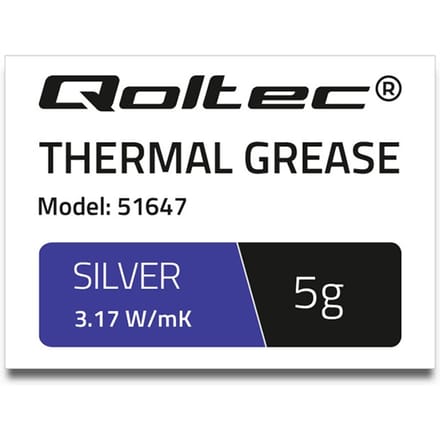 Qoltec Koelpasta 3.17 W/m-K |   5G |   Zilver