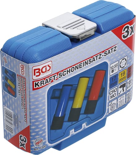 BGS Krachtdoppenset 1/2 Opname 17mm 19mm 21mm