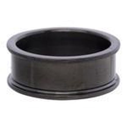 IXXXI Basisring zwart 8mm - maat 16