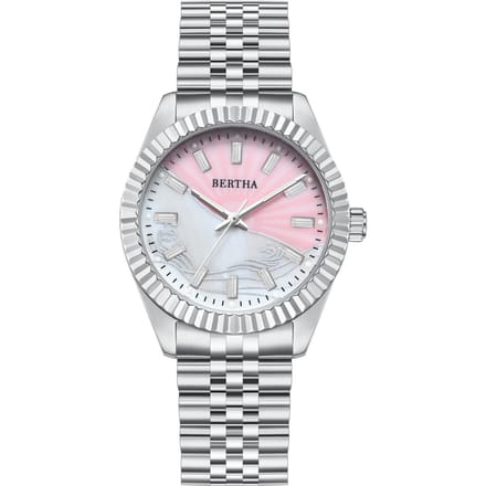 Bertha Marina parelmoer armbandhorloge