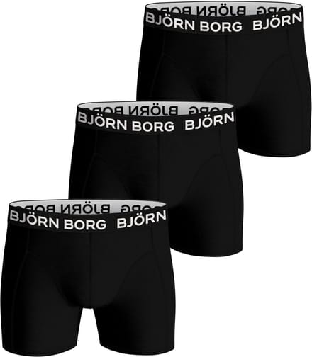 Björn Borg Bamboo Cotton Blend boxers - heren boxers normale lengte (3-pack) - multicolor