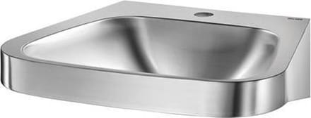 FRAJU wastafel kraangat Ø35 midden z.overloop RVS 304 mat