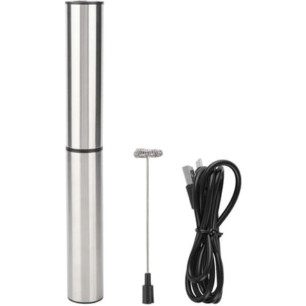 USB Oplaadbare Elektrische Eierklopper Melk Koffie Thee Roerstaaf Automatisch Melkopschuimer Gereedschap gray