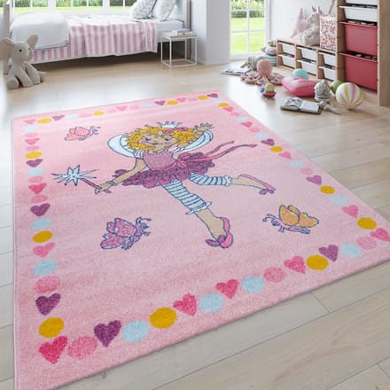 Kindertapijt Prinzessin lillifee roze 80x150 cm