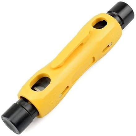 Allecto - Dubbelzijdige Coaxiale Striptool - Voor Rg59 Rg6 Rg7 Rg11