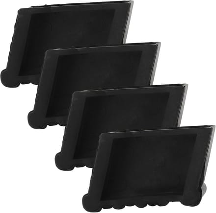 Ladder Voet Covers - Antislip Matten - Verbeter Stabiliteit - Verdikt Ontwerp - 4 Stuks - Zwart