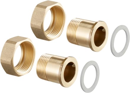 OVENTROP Aansluitset met buitendraadnippels DN 50, R 2, voor de nieuwe HydroControl V, D en A met buitendraad, 1140797