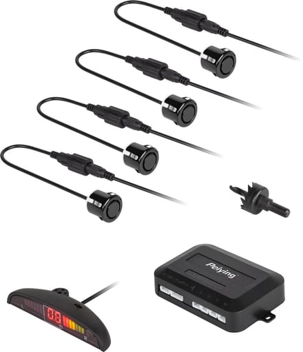 Peiying Serie - Parkeersensoren - LED IP67 - Achteruitrijsensor - 4 Stuks