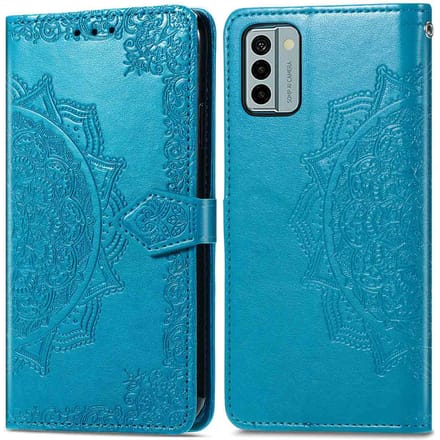 imoshion Hoesje - Geschikt voor Nokia G22 - Mandala Bookcase - Turquoise