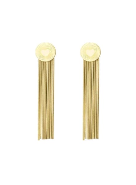 Yehwang Oorbellen - Statement - Goud - Stainless Steel - Party - Feestelijk