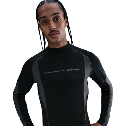 Nike Tech T-shirts Heren - Zwart - Maat L - Katoen Jersey