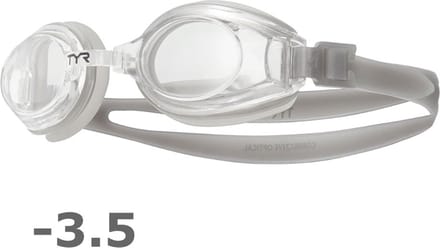 TYR Zwembril op sterkte -3.5 Transparant (clear)