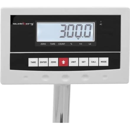 Steinberg Systems Platformweegschaal - 300 kg / 0,01 kg - 45 x 60 cm - kg / lb - LCD 10030808