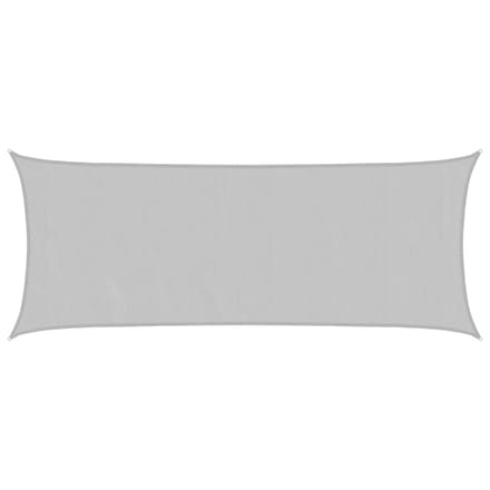 vidaXL - Zonnezeil - 5x2 - m - 100% - polyester - oxford - lichtgrijs