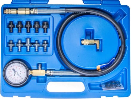 SW-Stahl 26166L oliedruktester met diverse adapters