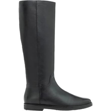 Leren platte laarzen voor dames Ryłko Olena Slim-fit